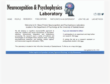 Tablet Screenshot of neurocognitionlab.com